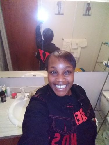 Customer photo review of Vlone Friend Denim Jacket