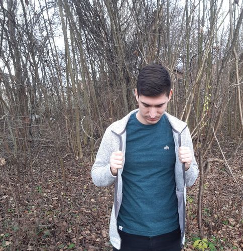 Customer photo review of Hirsch Stick  - Strickfleece Jacke mit Stick