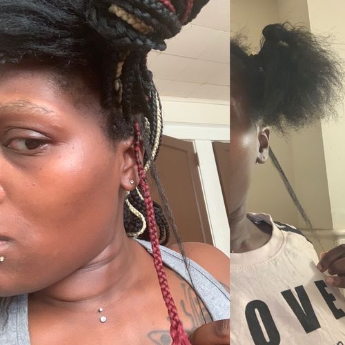 Customer photo review of India’s Secret Ancient Ayurvedic Hair Follicle Elixir (3 sizes)