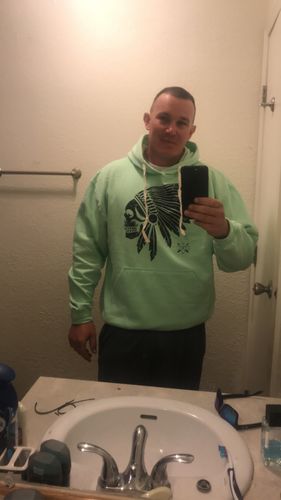 Customer photo review of 10 - Apache Mint Hoodie