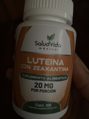 Customer photo review of Luteina 20mg con Zeaxantina