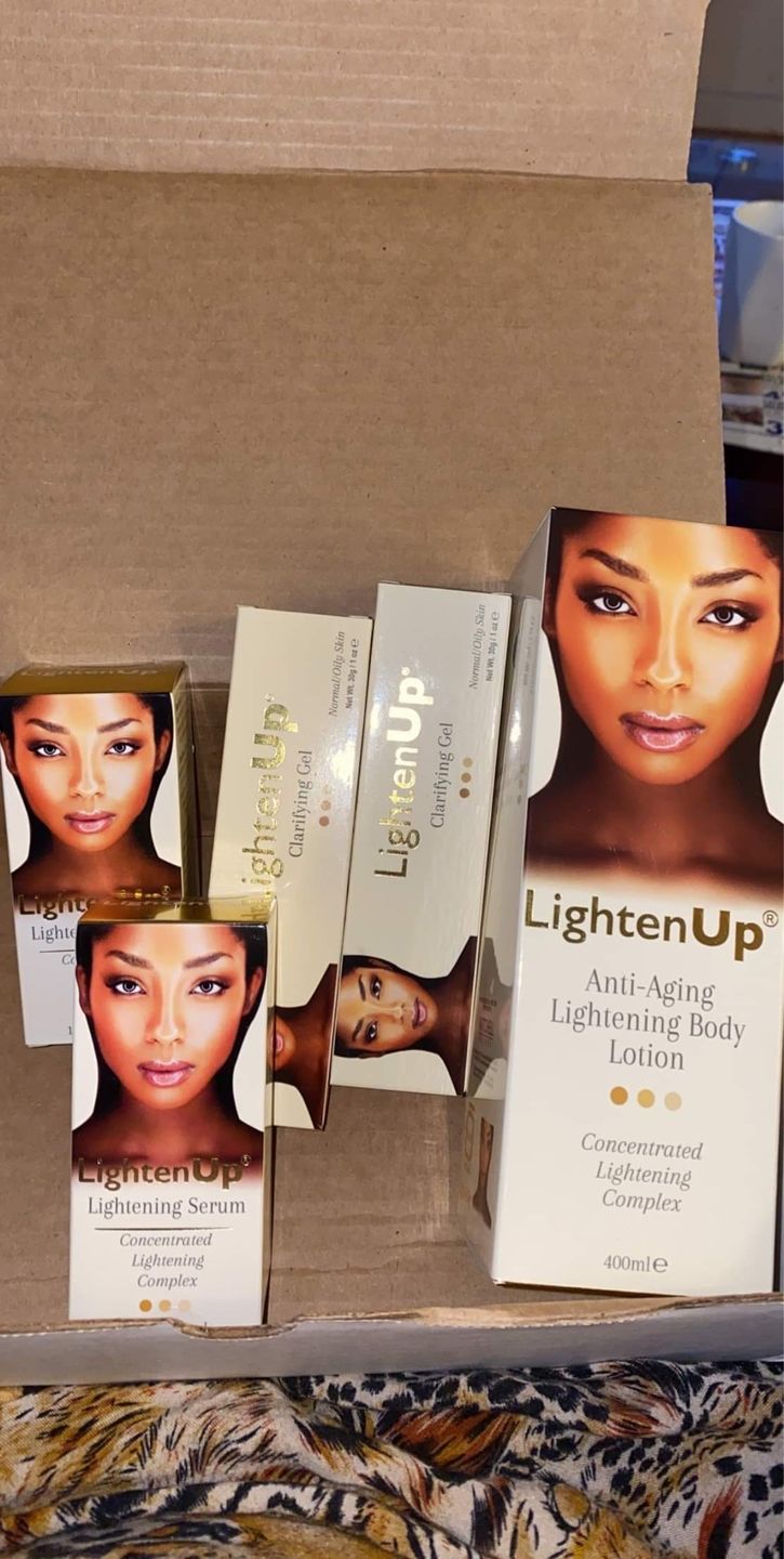 Customer photo review of Omic LightenUp Anti-Aging Lightening Body Lotion - 400ml