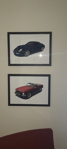 Customer photo review of Custom Car Portrait
