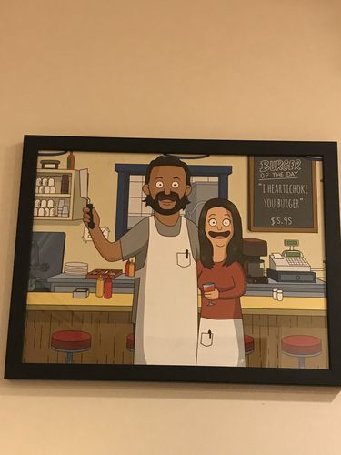 Customer photo review of Personalized Bob’s Burgers Custom Portrait
