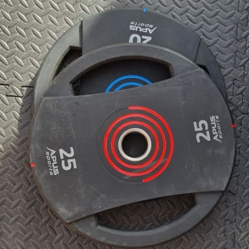 Customer photo review of 4 x 25kg Apus Sport Mercury Olympic Plates upto 50% off