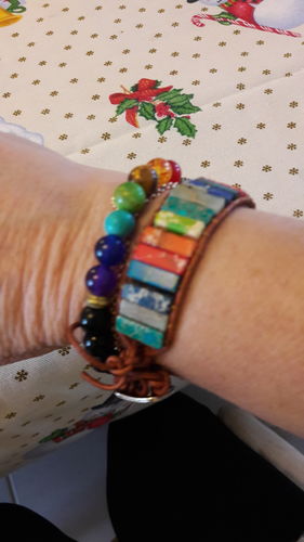 Customer photo review of BRACELET D’ÉNERGIE CHAKRA