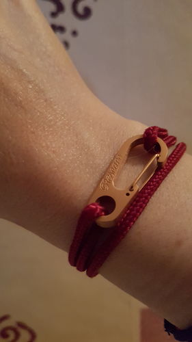 Customer photo review of La Tournette - Mousqueton Or Rose