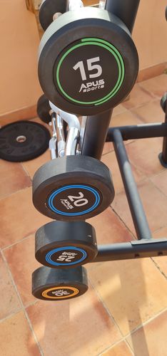 Customer photo review of PALLADIUM PRE LOADED CURL BAR 10 to 40kg selection