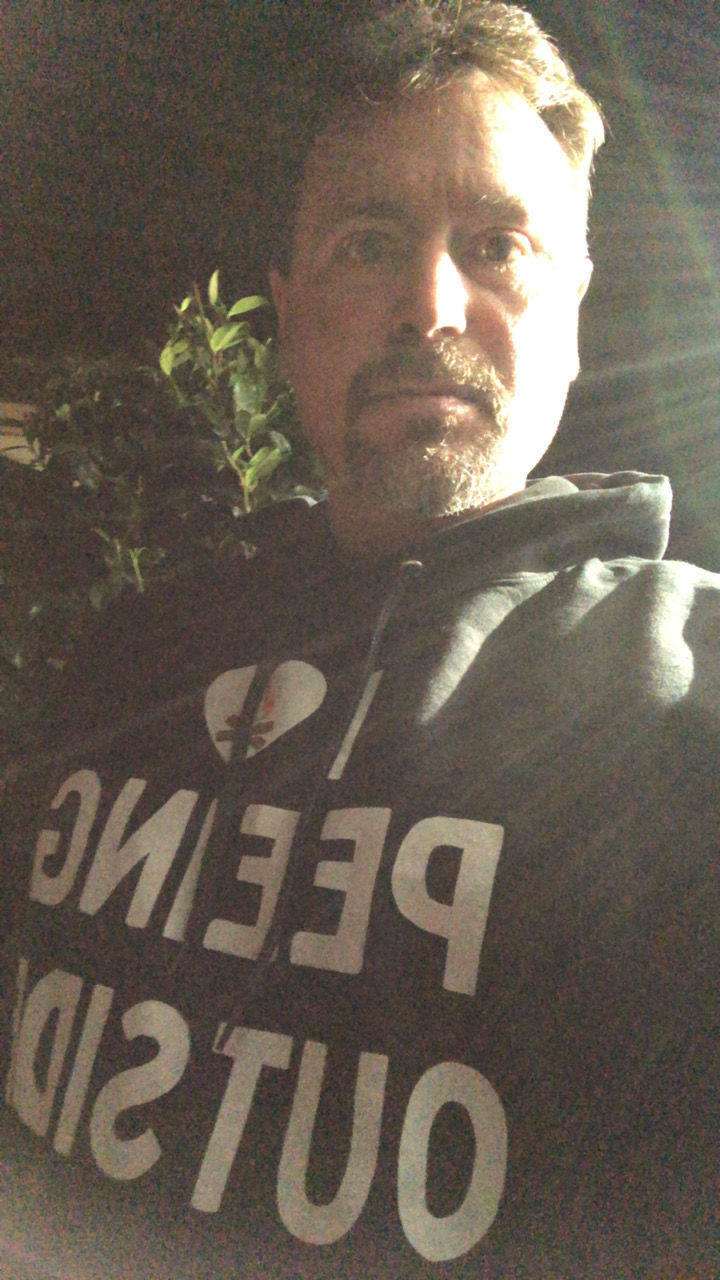 Customer photo review of Funny "I Love Peeing Outside" Camping Shirts and Hoodies