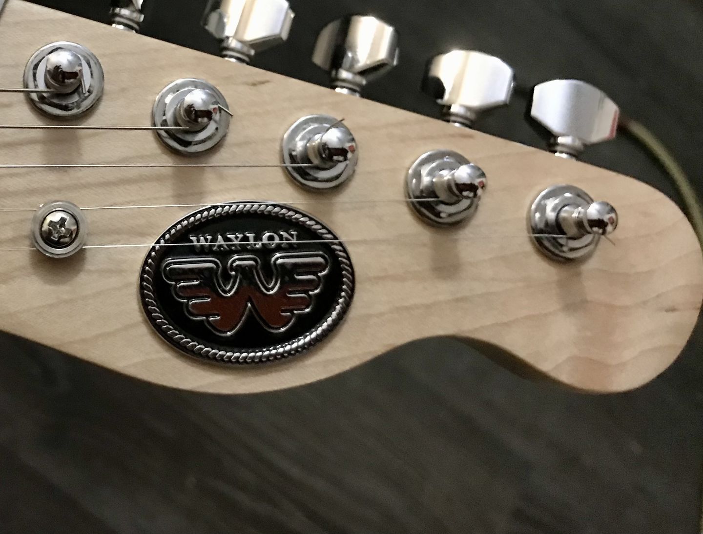 Customer photo review of Waylon Flying W Black & White Pin