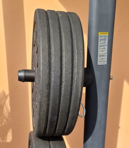 Customer photo review of 4 x 25kg Hi Temp Olympic Bumper Plates upto 50% off