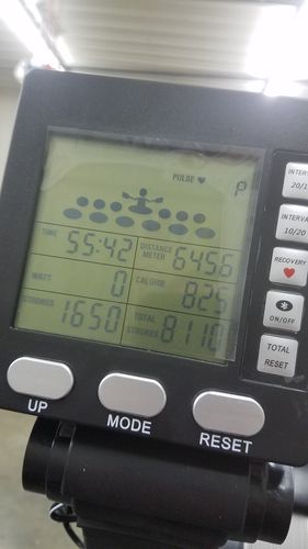 Customer photo review of Murtisol Air Resistance Rowing Machine Air Rower