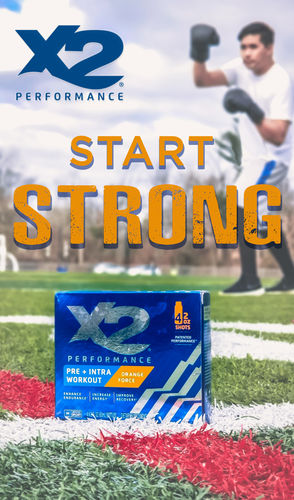 Customer photo review of X2 PERFORMANCE® Pre-Workout + Intra-Workout Shots