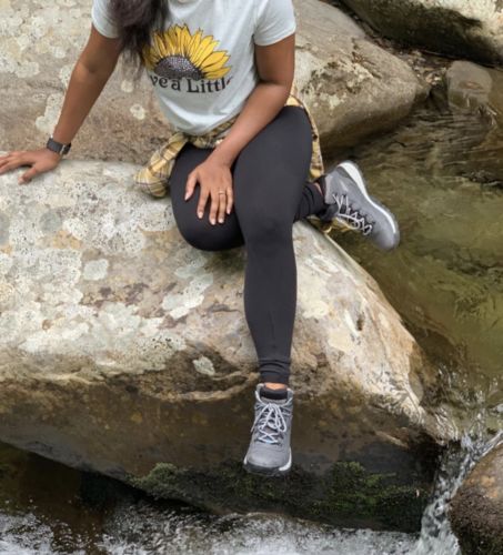 Customer photo review of Women Hiking and Trekking Sneakers