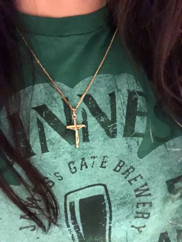 Customer photo review of Crucifix (Gold)