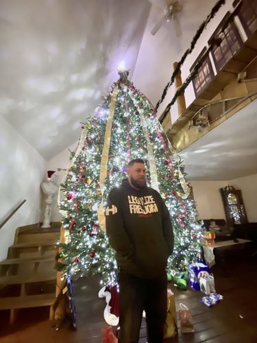 Customer photo review of Legalize Freedom Hoodie