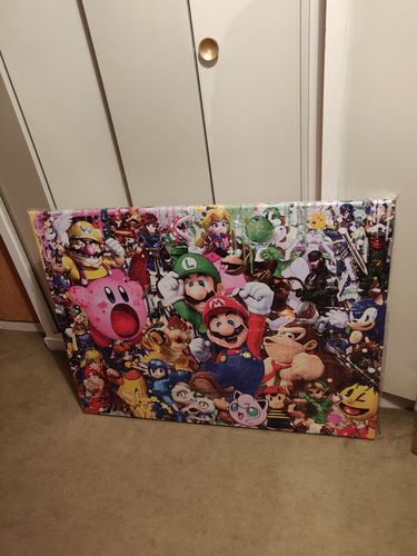 Customer photo review of Tableau Super Smash Bros Icons