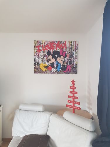 Customer photo review of Tableau Mickey Minnie Loves
