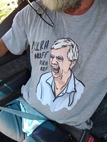 Customer photo review of Barking Dog Man 🗣️ - Men's T Shirt