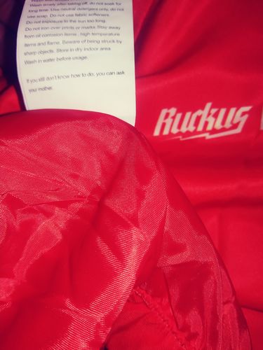 Customer photo review of RUCKUS WINDBREAKER - RED