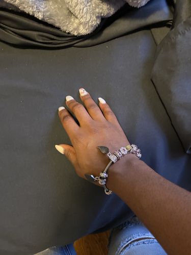 Customer photo review of Mother Daughter Eternal Love Bracelets