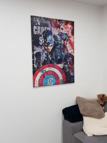 Customer photo review of Tableau Captain America Coco