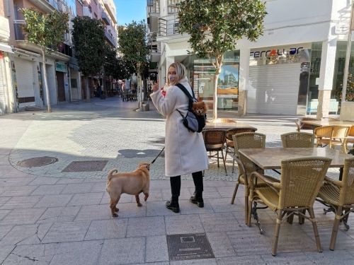 Customer photo review of Fur Sport™ - Pet Backpack Carrier