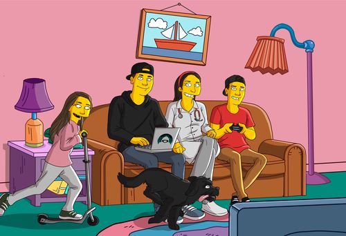 Customer photo review of RETRATO EM ARQUIVO DIGITAL FAMILIA AMARELA