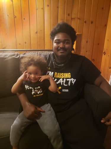 Customer photo review of Raising Royalty - Blk & Gld Premium