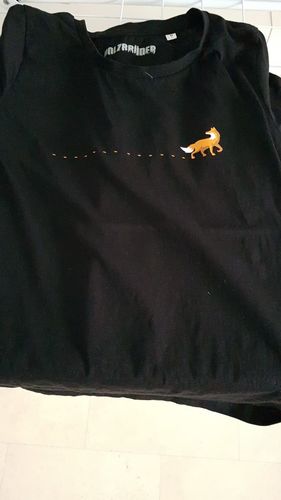 Customer photo review of Fuchs Spur - Bio Damen Shirt Siebdruck (PREMIUM)