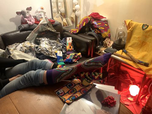 Customer photo review of The Classic Afrisocks Collection