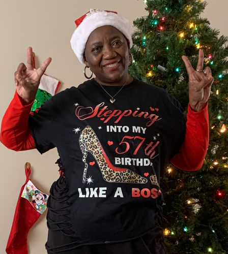 Customer photo review of Stepping Into My 57th Birthday