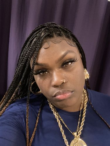 Customer photo review of [US Warehouse] 3-Tone Honey Contact Lenses