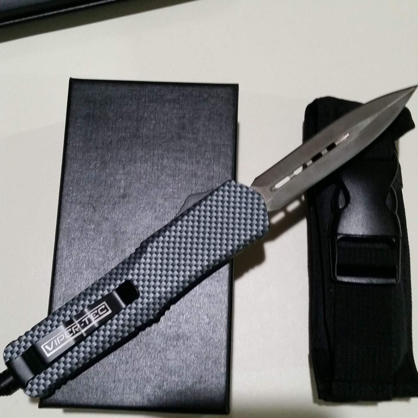 Customer photo review of Carbon Fiber Ghost D/A OTF (Multiple Blade Styles Available)