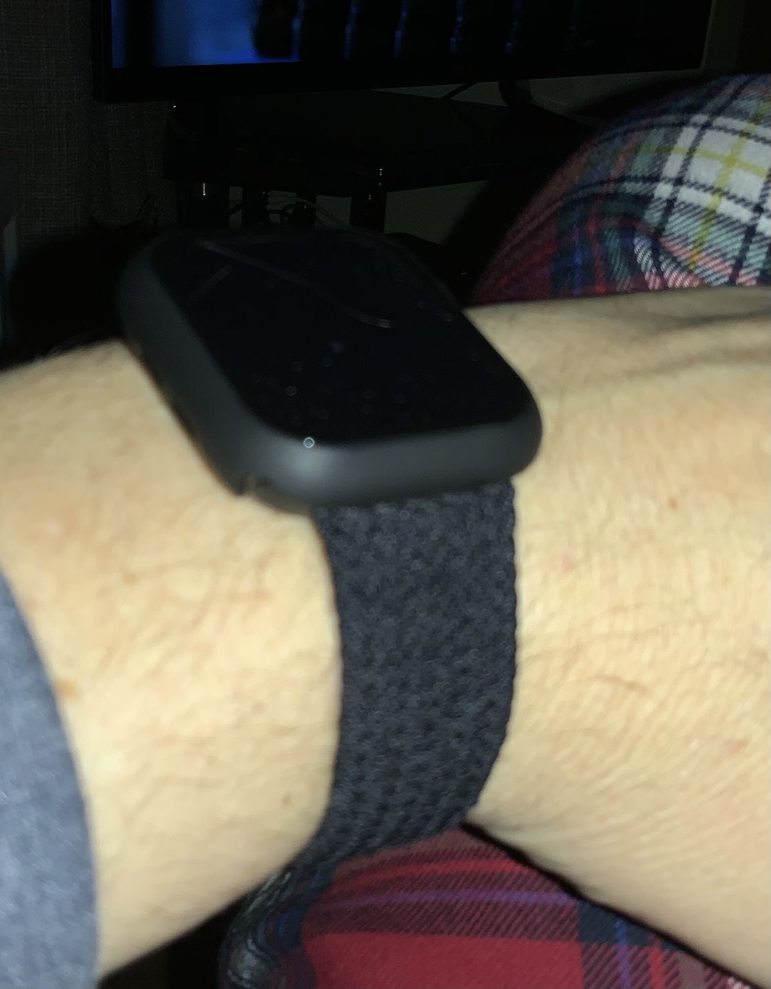 Customer photo review of Nylon Braided Solo Loop Band for Apple Watch