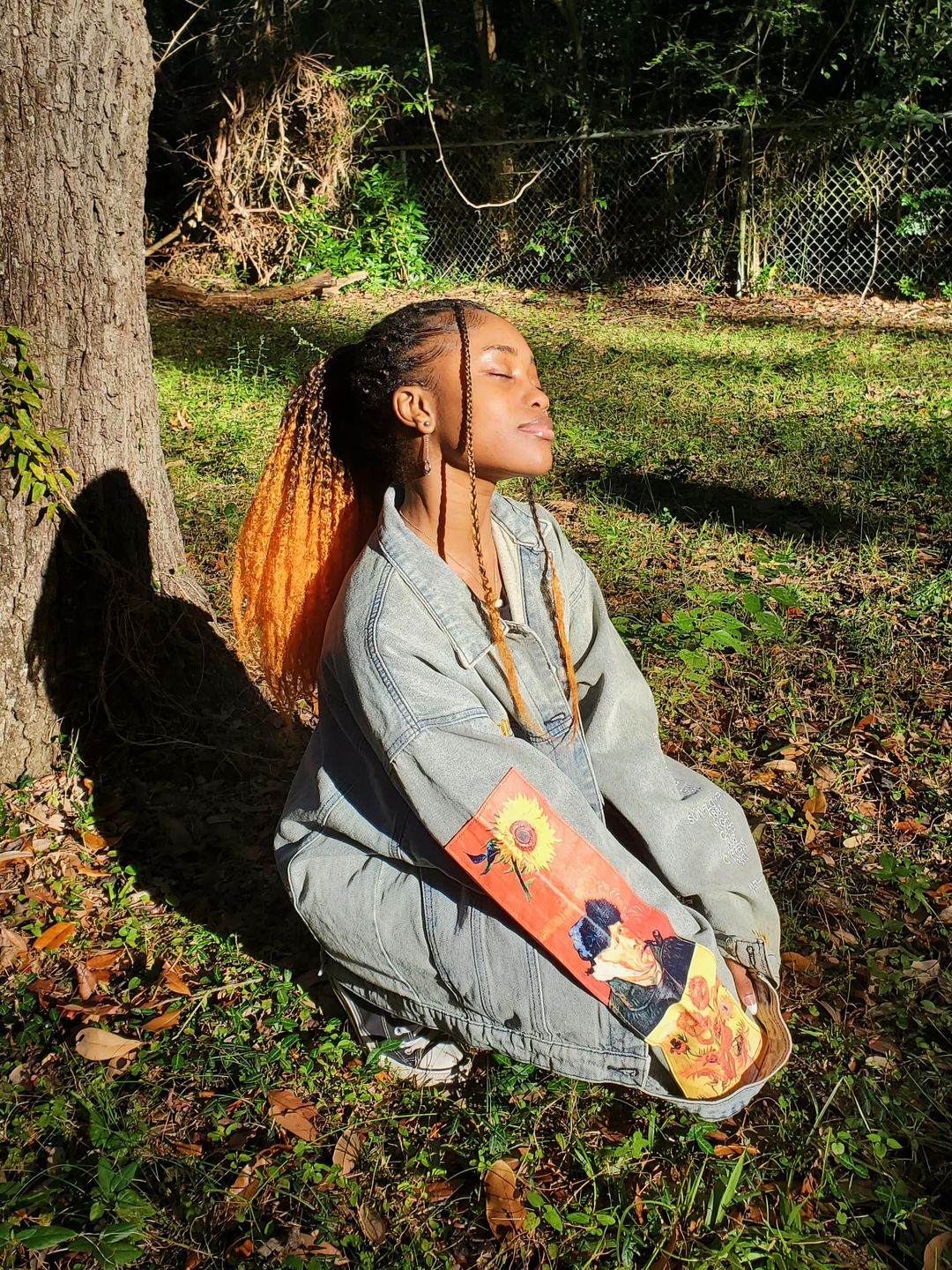 Customer photo review of Van Gogh Denim Jacket