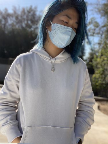 Customer photo review of pray for us pendant + necklace