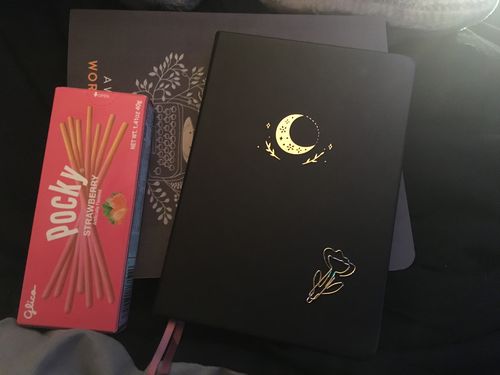 Customer photo review of Tsuki 'Moonflower' Limited Edition Luxury Bullet Journal ☾