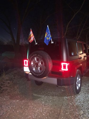 Customer photo review of JK to JL Conversion Tail Lights - Black (07-18 JEEP WRANGLER JK/ JKU)