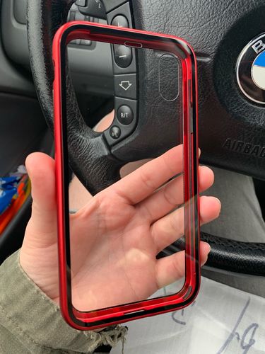 Customer photo review of Powerful Anti-peep Magnetic Phone Case
