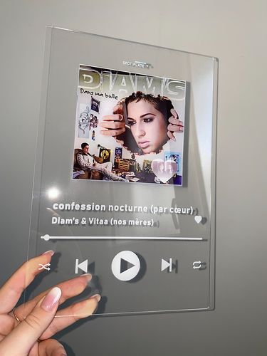 Customer photo review of Plaque personnalisée