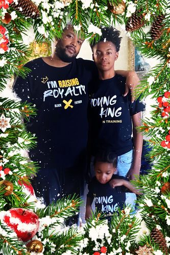 Customer photo review of Raising Royalty - Blk & Gld Premium