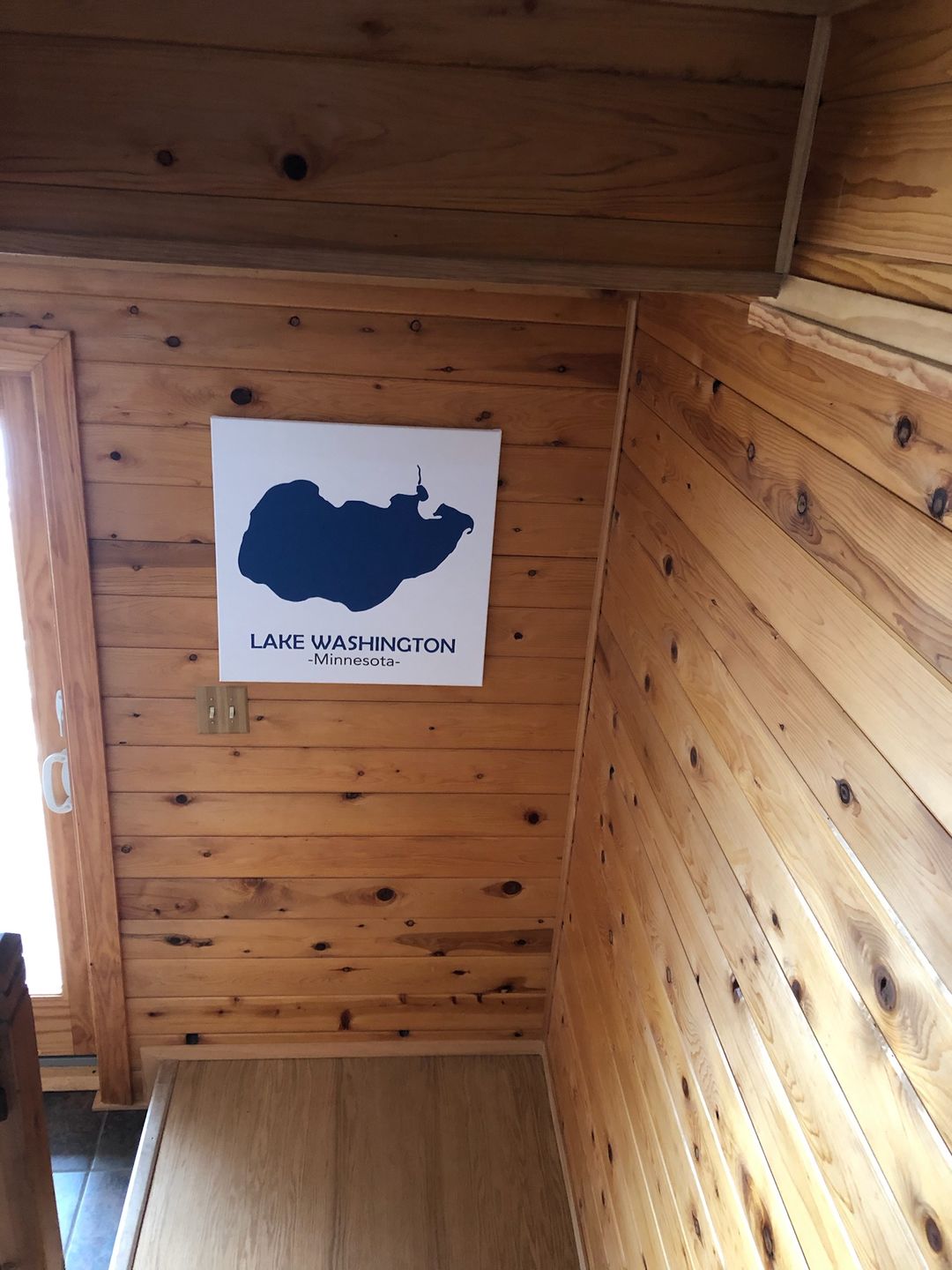 Customer photo review of Custom Lake Square Canvas