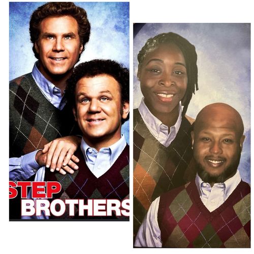 Customer photo review of The Step Brothers - Custom Canvas