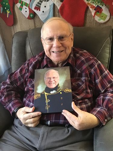Customer photo review of The Admiral - Custom Canvas