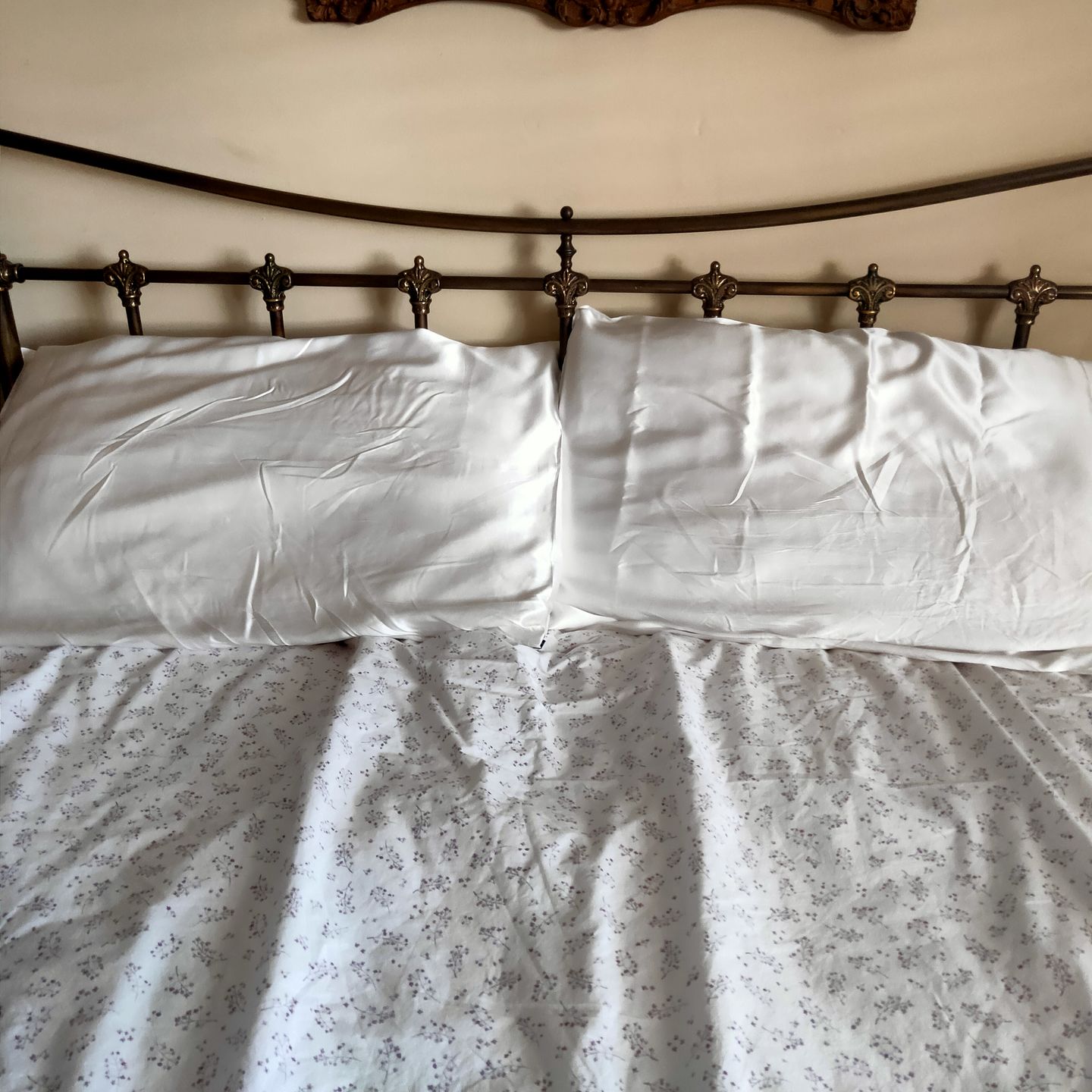 Customer photo review of Ivory Pure Silk Pillowcase