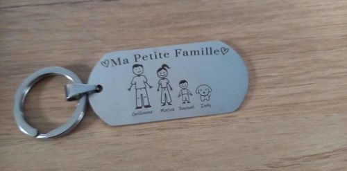 Customer photo review of Mamie/Papi Génial Porte-Clé
