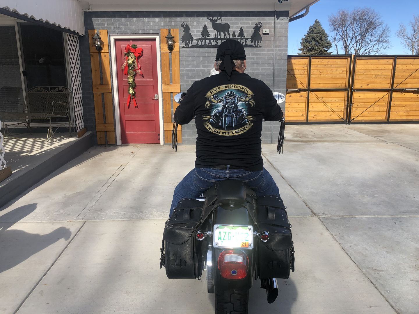 Customer photo review of Grumpy Old Bikers Club Founding Member