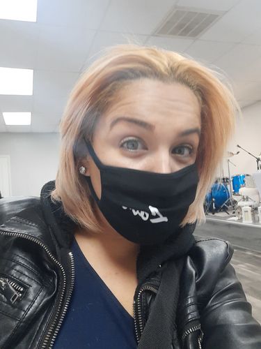 Customer photo review of Premium Grey Prescription Contact Lenses