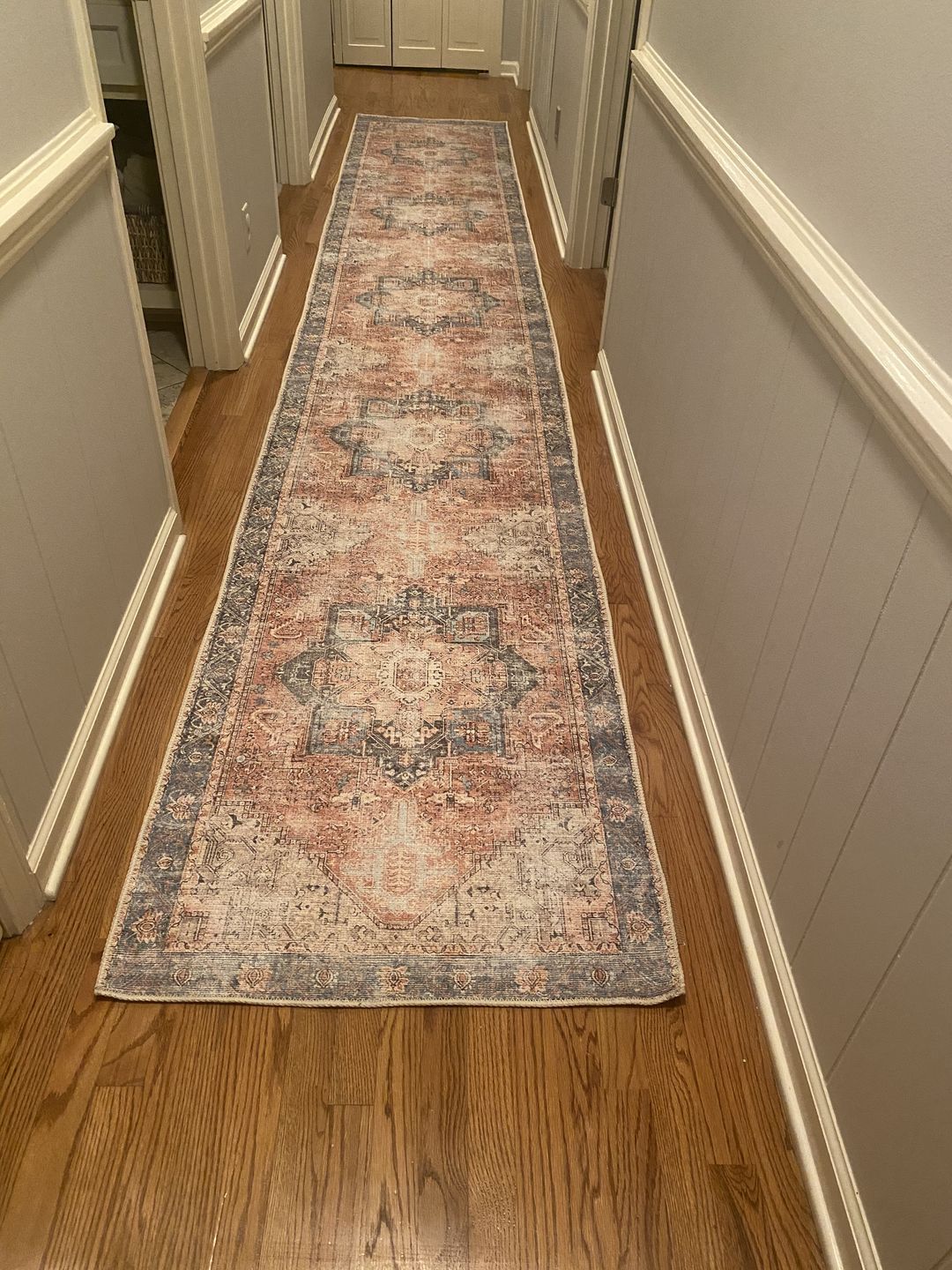 Customer photo review of Distressed Vintage Cezanne Terracotta Sky Runner